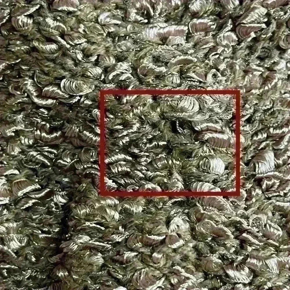 Slonl Wool Blended Long Sleeve Sweater with Faux Fur Trim Golden Threads Size M - Picture 13 of 13